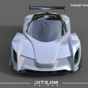 5g Lmp Prototype Concept Car 3d model