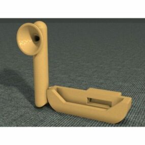 3D model akustického telefonního zesilovače pro tisk