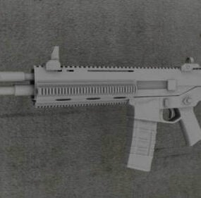 Acr Bushmaster Gun Weapon 3d model