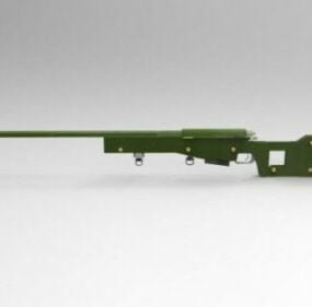 Military Ai-l96 Rifle Gun 3d model