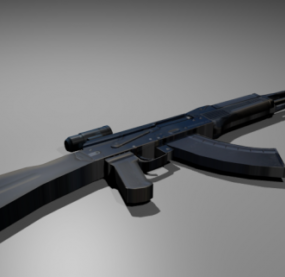 Ak-103 Kalashnikov Gun 3d-modell
