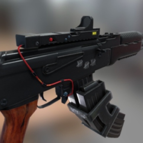 Arme militaire Ak47 Gun modèle 3D