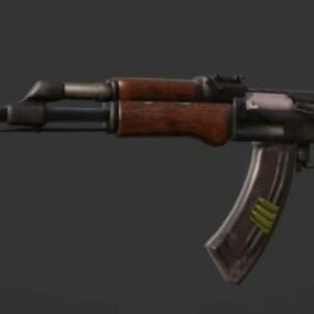Gun Ak47 Kalashnikov 3d model
