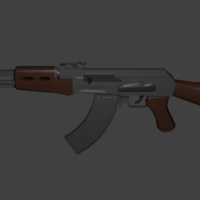Ak-47 rysk modell 3d-modell