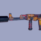 Gun Ak47 Stylized