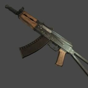 Arme à feu Ak-74 modèle 3D