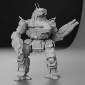 Battletech Annihilator 캐릭터 조각 3d 모델