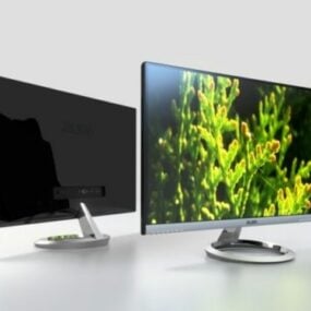 LCD Asus 27palcový počítačový monitor 3D model