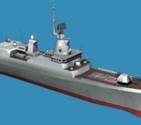 3d модель корабля «Адмірал Сергій Горшков».