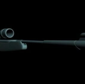 Model 3d Senapan Sniper Fn