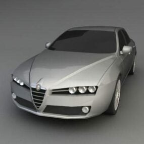 Diseño de coche Alfa Romeo 159 modelo 3d