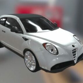 Coche deportivo Alfa Romeo Mito modelo 3d