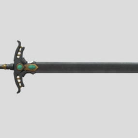 3d модель зброї меча прибульця