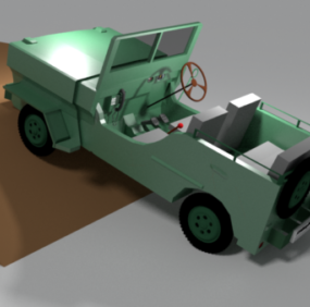 American Willys Jeep 1941 3d model