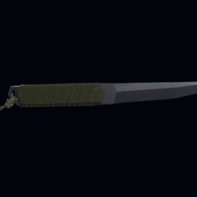 Usa Tanto Knife Weapon 3d model
