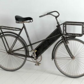 نموذج تصميم دراجة قديمة ثلاثي الأبعاد