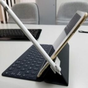 Porta lápiz Apple imprimible modelo 3d