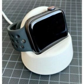 โมเดล 3 มิติของแท่นชาร์จ Apple Watch ที่พิมพ์ได้