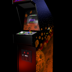 Arcade Machine Cabinet Asterfire 3d model
