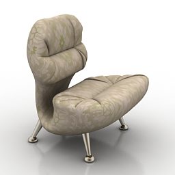 Mẫu ghế bành Uno Design 3d