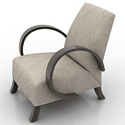 صندلی راحتی اتاق نشیمن اندرو مارتین طرح سه بعدی