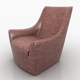 Klasyczny fotel Arketipo Design Model 3D
