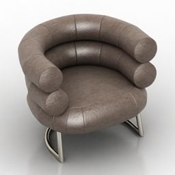 Leather Armchair Bingo Furniture 3d model