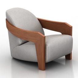 Елегантне крісло Blanche Design 3d модель