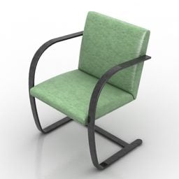 Πολυθρόνα γραφείου Brno Design 3d μοντέλο