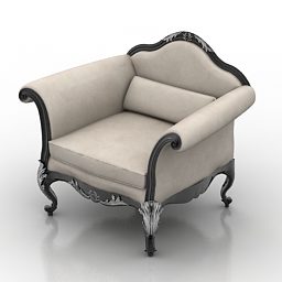 클래식 안락 의자 Chelini 디자인 3d 모델