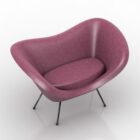 Purple Armchair Molteni Design