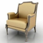 Vintage Bergere Armchair Milano Style