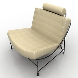 Modern Armchair Rolf Benz Design 3d model