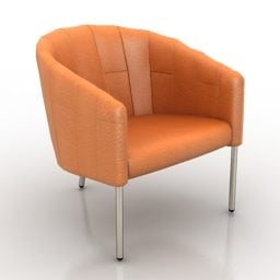办公室扶手椅伦巴3d模型