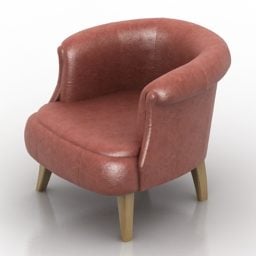 Armchair S Club Furniture 3d model