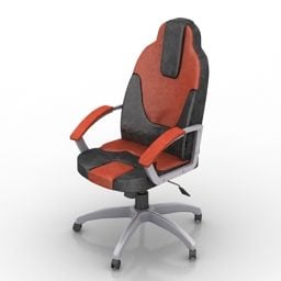 Wheel Armchair Office Furniture 3d model