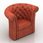 Furniture Living Room Red Armchair