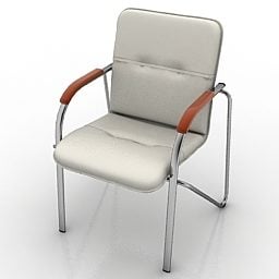 3д модель простого кресла Samba Design