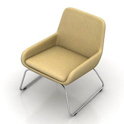 Крісло вуличне Coco Design 3d модель