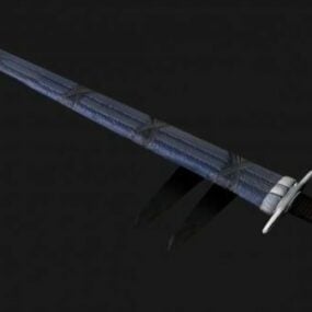 3д модель игрового оружия, меча, оружия