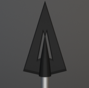 Metal Arrow Weapon 3d model