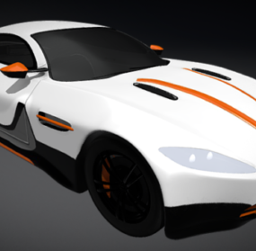 Aston Martin Virage Car 3d-modell