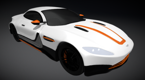Samochód sportowy Aston Martin Db9
