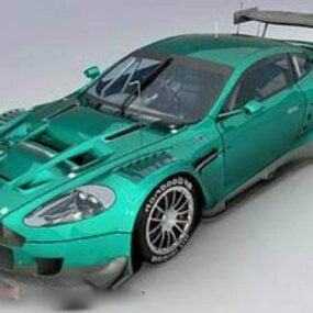 Modello 9d di auto Aston Martin Dbr3 ciano