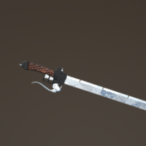 3d модель Titan Gear Sword Weapon
