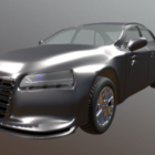 Audi schwarzes Autodesign