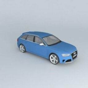 Audi Rs4 Car 2013 3d malli