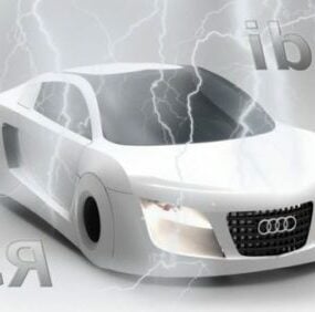نموذج سيارة أودي Rsq ثلاثي الأبعاد