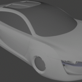 نموذج سيارة أودي Rsq ثلاثي الأبعاد