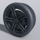 Audi Rim Black Wheel
